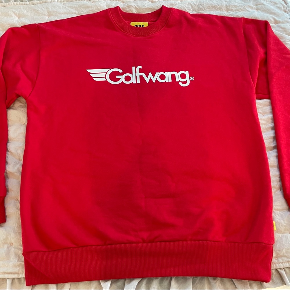 Golf Wang Red Crewneck Sweatshirt Sweater Tyler
